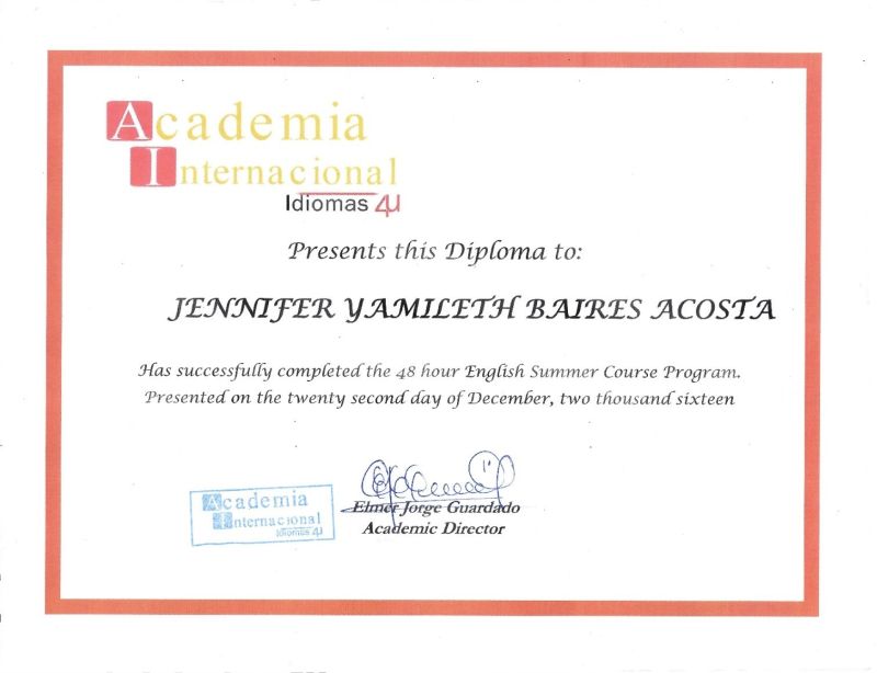 Diplomado de Inglés